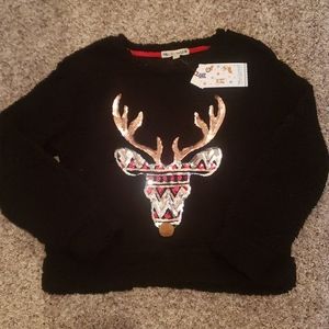 FLUFFY CHRISTMAS sweatshirt ((M)) NWT